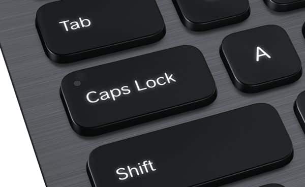 Mac keyboard caps lock reversed
